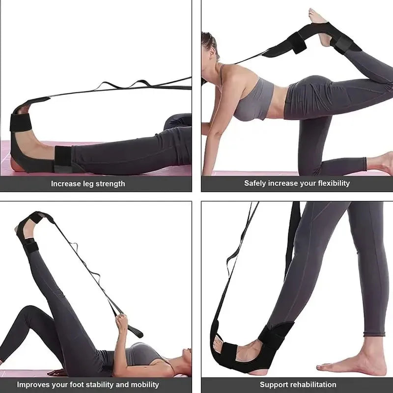 Yoga Stretching Bands Relieve Leg and Foot Tension, Yoga, Pilates, and Rehabilitation Training Leg and Foot Stretching Bands
